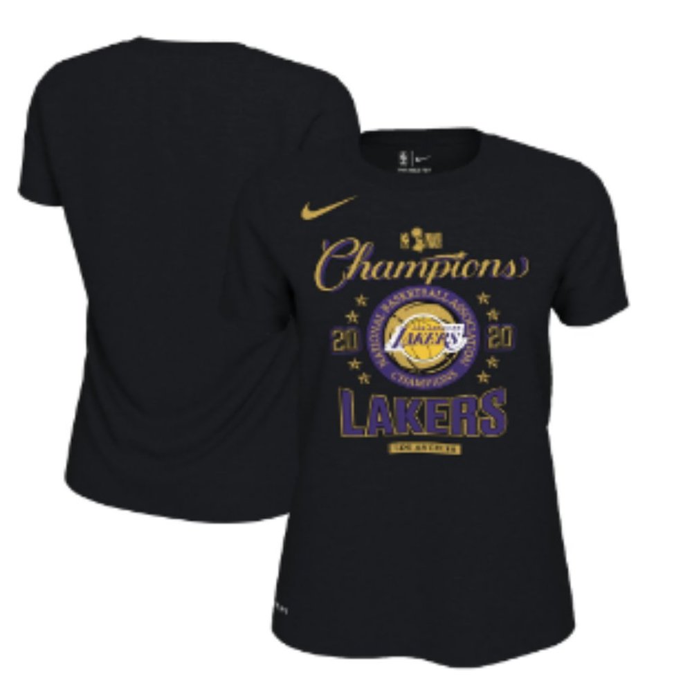 Los Angeles Lakers Nike Women's 2020 NBA Finals Champions Locker Room T-Shirt
